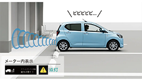 誤発進抑制制御機能（後方）