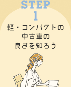 STEP1 軽・コンパクトの中古車の良さを知ろう