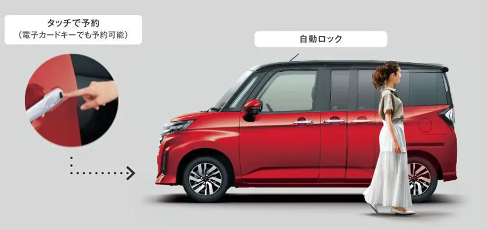 パワースライドドア タッチ&ゴーロック機能